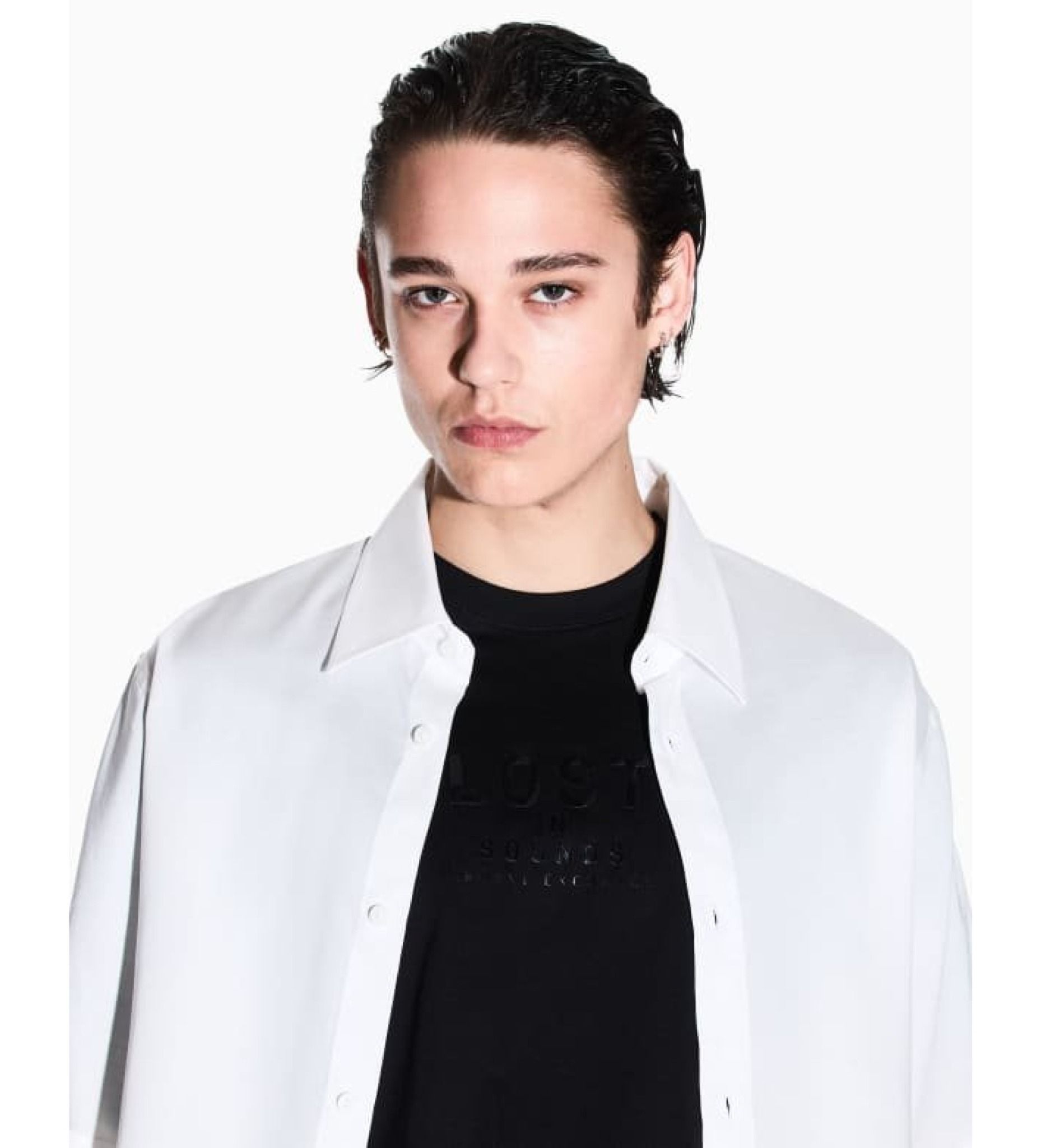 Armani Exchange - Áo phông thời trang nam Ax Exchange T-shirt round neck black