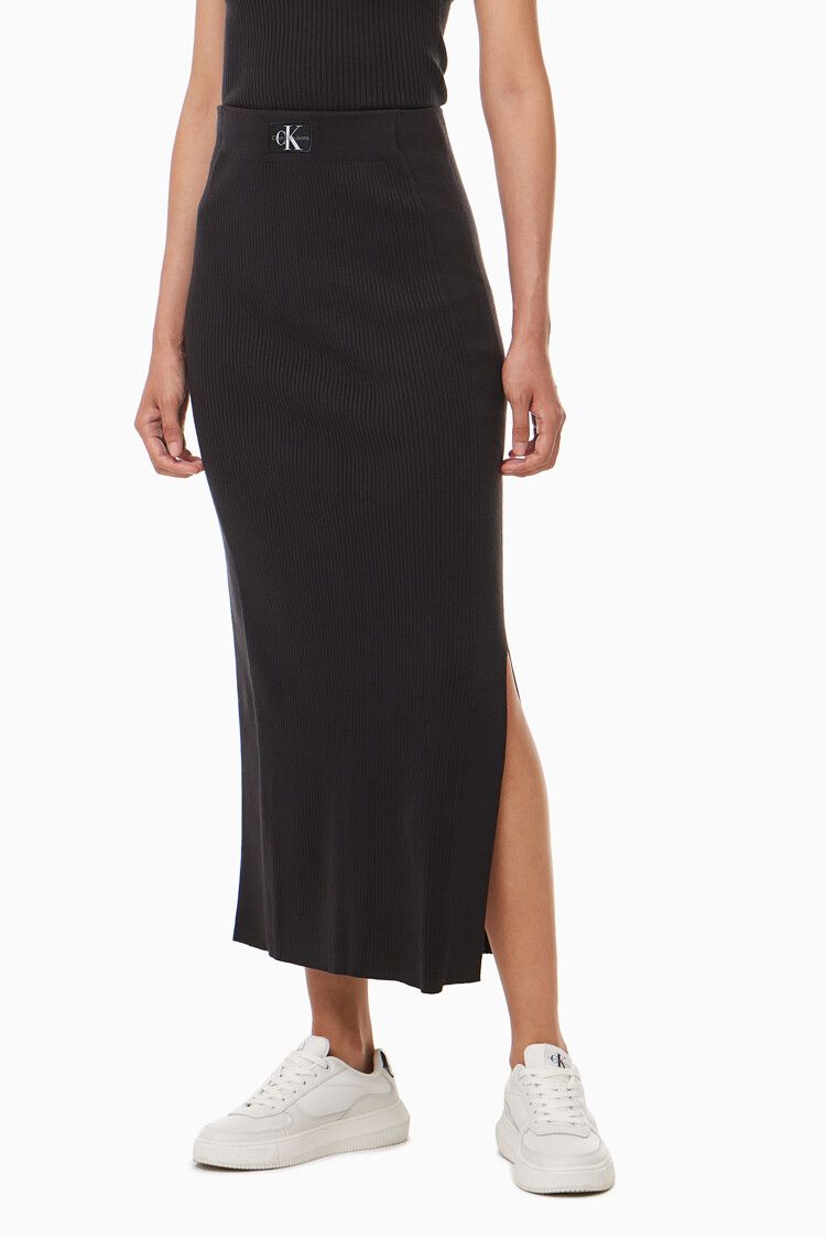 Calvin Klein - Váy CK nữ Woven Label Sweater Skirt