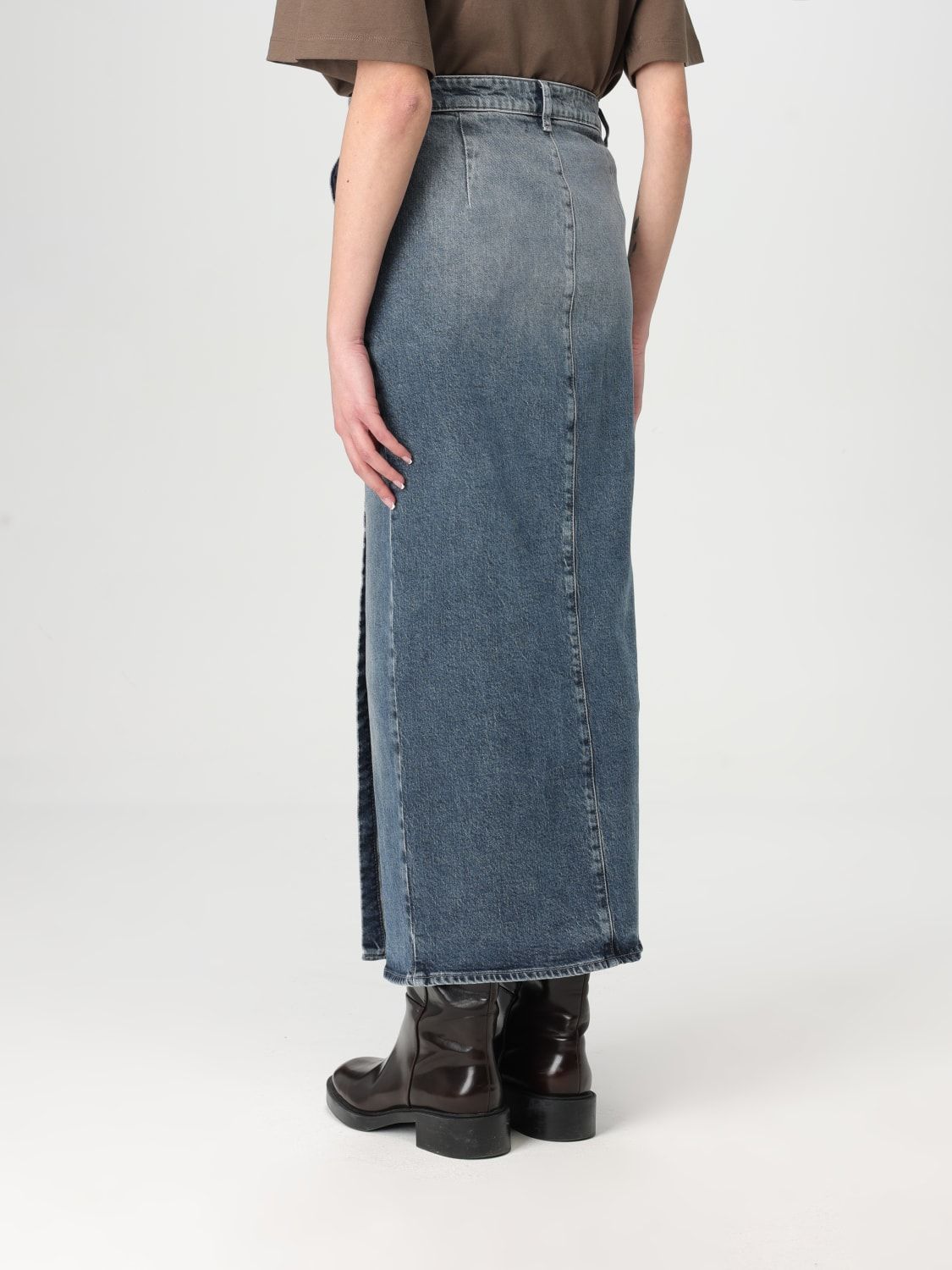 Armani Exchange - Chân váy jeans nữ Aix Women's Skirt