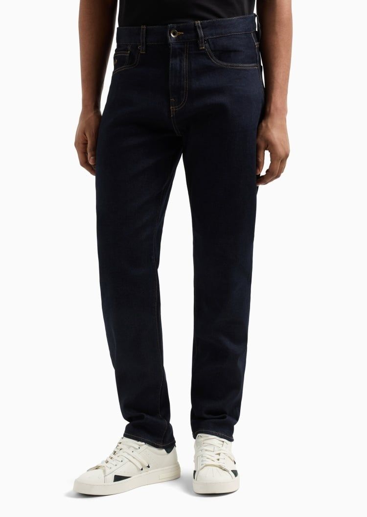Armani Exchange - Quần jeans dài nam Aix Mens 5 Pockets Pant