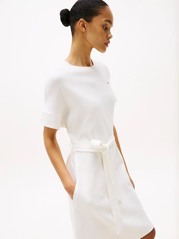Tommy Hilfiger - Đầm nữ Belted Short Sleeve Mini Dress