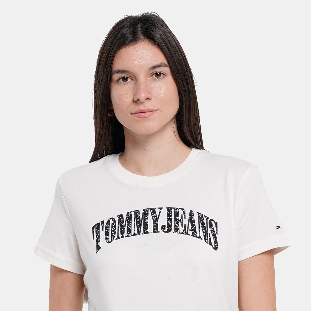 Tommy Hilfiger - Áo phông tay ngắn nữ Regular Floral Varsity Tee