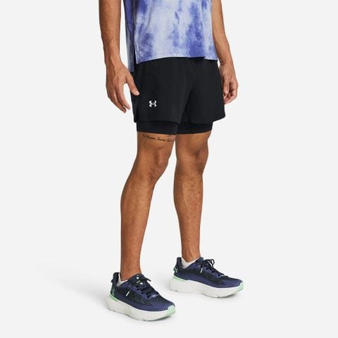 Under Armour - Quần ngắn thể thao nam Launch 5'' 2-In-1 Running Shorts