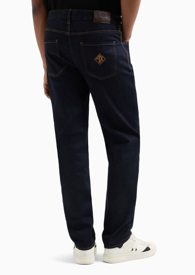 Armani Exchange - Quần jeans dài nam Aix Mens 5 Pockets Pant