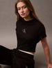 Calvin Klein - Áo thun tay ngắn nữ CK Cropped Monogram T-shirt