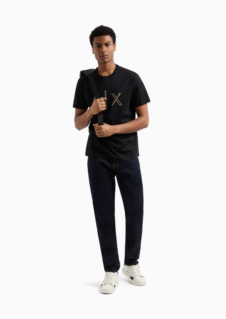 Armani Exchange - Quần jeans dài nam Aix Mens 5 Pockets Pant