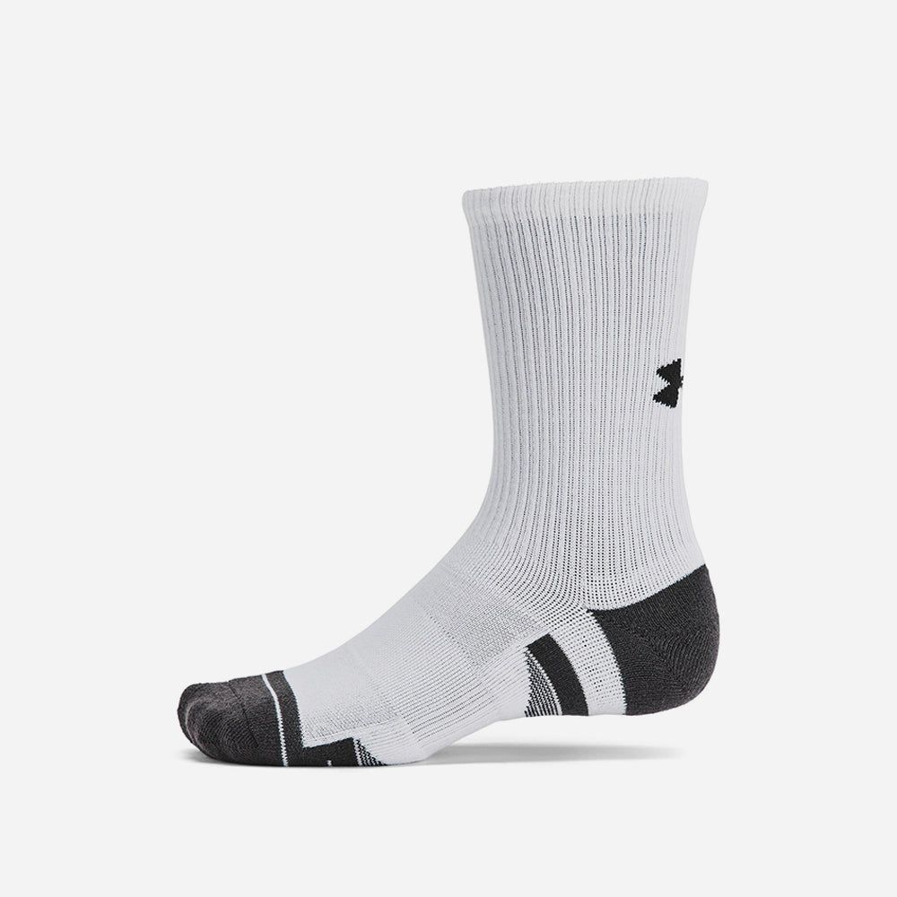 Under Armour - Bộ sáu đôi Vớ tất cổ cao nam nữ Performance Tech 6-Pack Crew Training Socks
