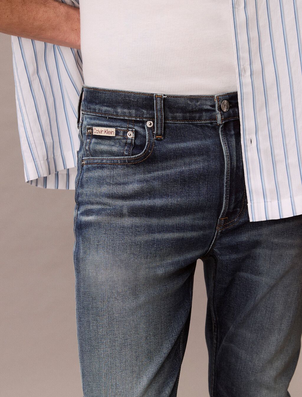 Calvin Klein - Quần jeans dài nam CK 37.5 Slim Taper Jeans