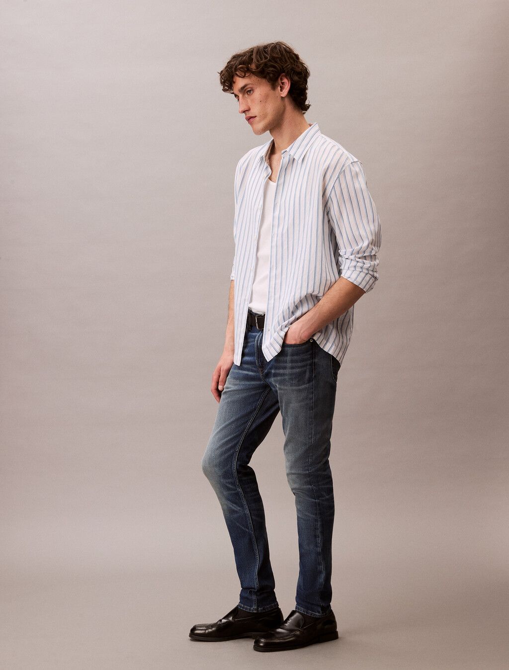 Calvin Klein - Quần jeans dài nam CK 37.5 Slim Taper Jeans
