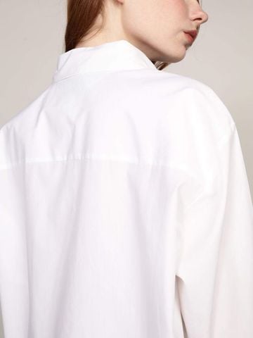 Tommy Hilfiger - Áo sơ mi tay dài nữ Essential Poplin Easy Fit Shirt