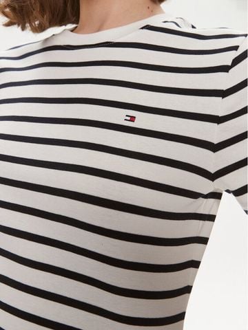 Tommy Hilfiger - Áo tay ngắn nữ Slim Crew Neck T-Shirt