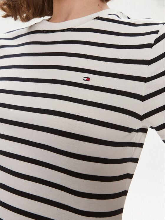 Tommy Hilfiger - Áo tay ngắn nữ Slim Crew Neck T-Shirt