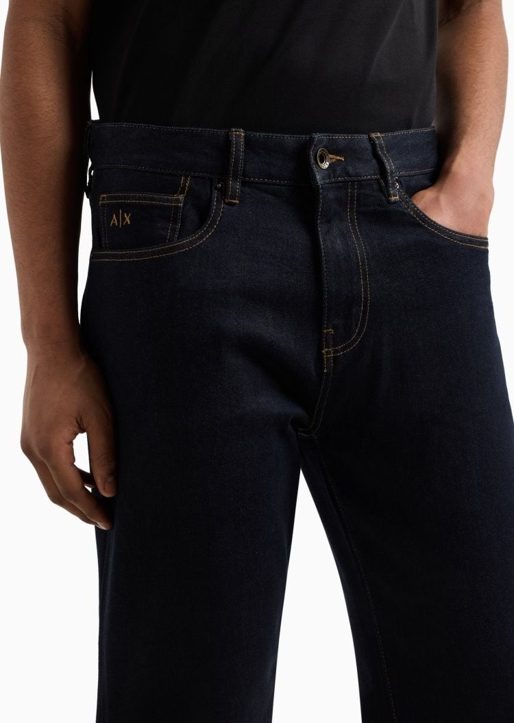Armani Exchange - Quần jeans dài nam Aix Mens 5 Pockets Pant