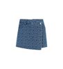 Armani Exchange - Váy ngắn nữ Ax Mini skirt blue monogrammed trousers