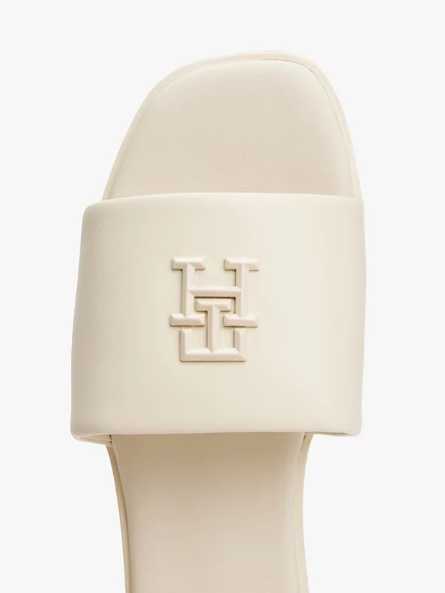 Tommy Hilfiger - Dép quai ngang nữ TH Monogram Leather Mules