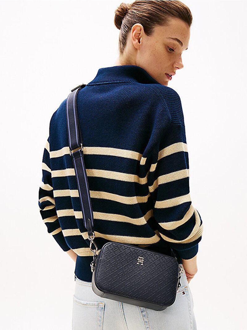 Tommy Hilfiger - Túi đeo chéo nữ TH Monogram Camera Bag