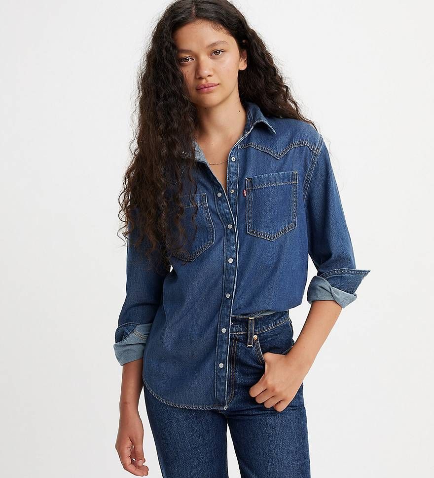 Levi's - Áo sơ mi tay dài nữ Teodora Western Shirt