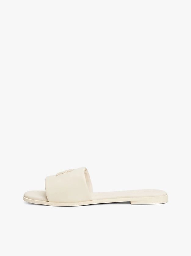 Tommy Hilfiger - Dép quai ngang nữ TH Monogram Leather Mules