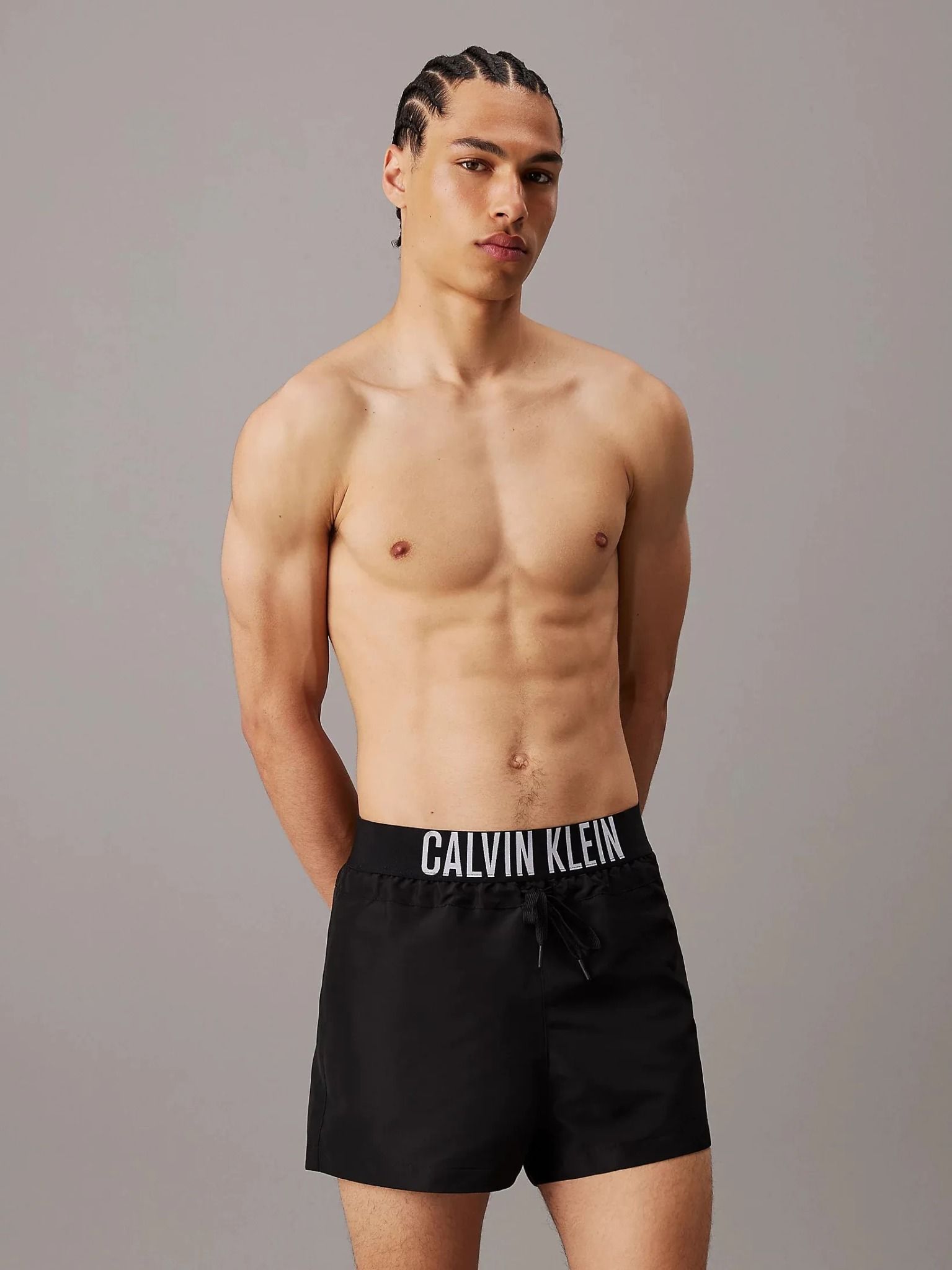 Calvin Klein - Quần bơi CK nam Double Swim Short Waist