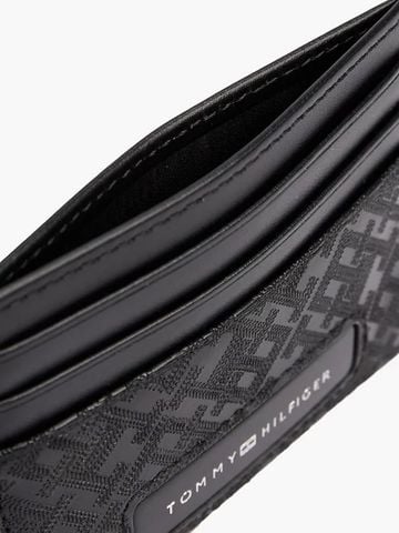 Tommy Hilfiger - Ví đựng thẻ nam TH Monogram Leather Card Holder