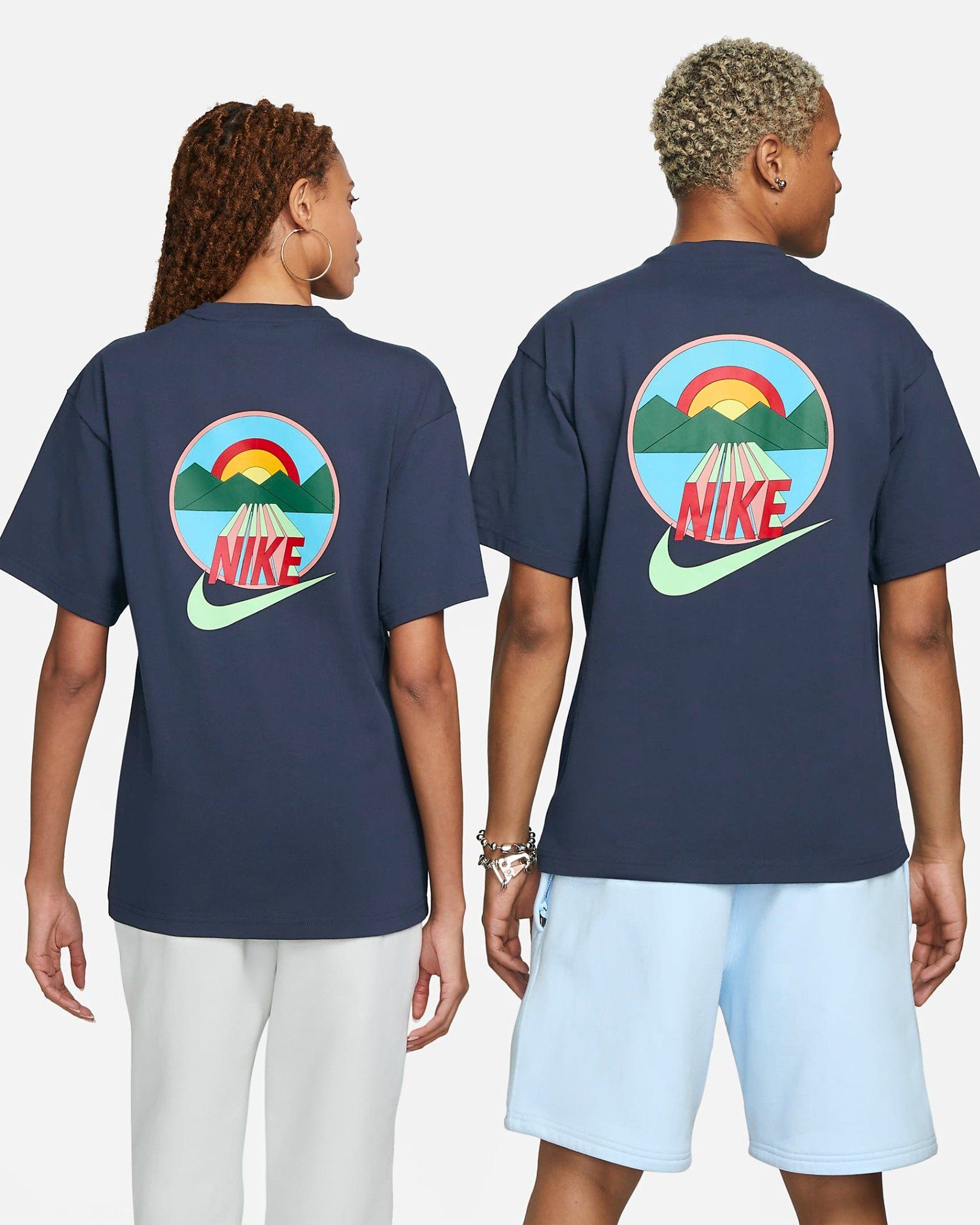 Nike - Áo tay ngắn thể thao Nam Premium Sunset T-Shirt