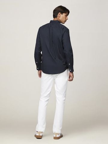 Tommy Hilfiger - Áo sơ mi tay dài nam Core Flex Poplin Solid Rf Shrt