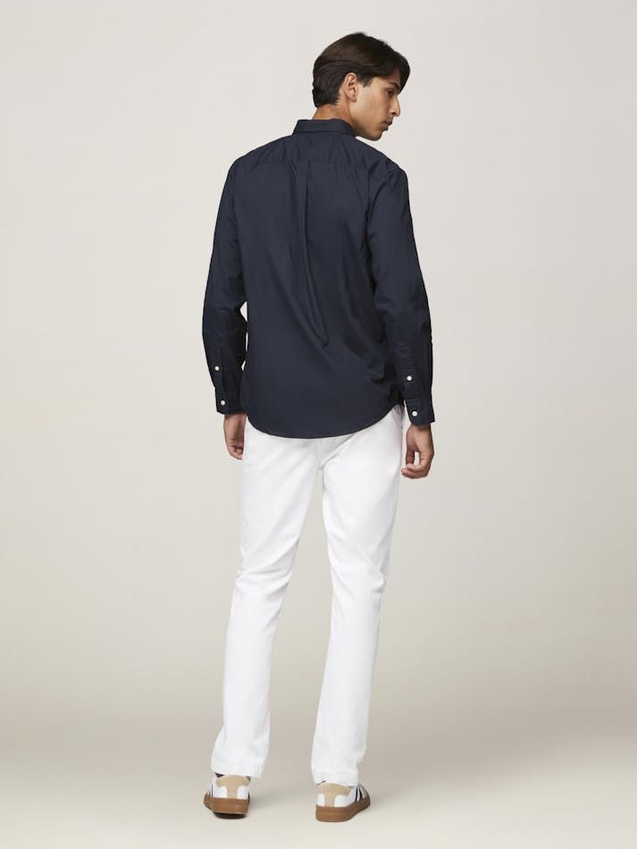 Tommy Hilfiger - Áo sơ mi tay dài nam Core Flex Poplin Solid Rf Shrt
