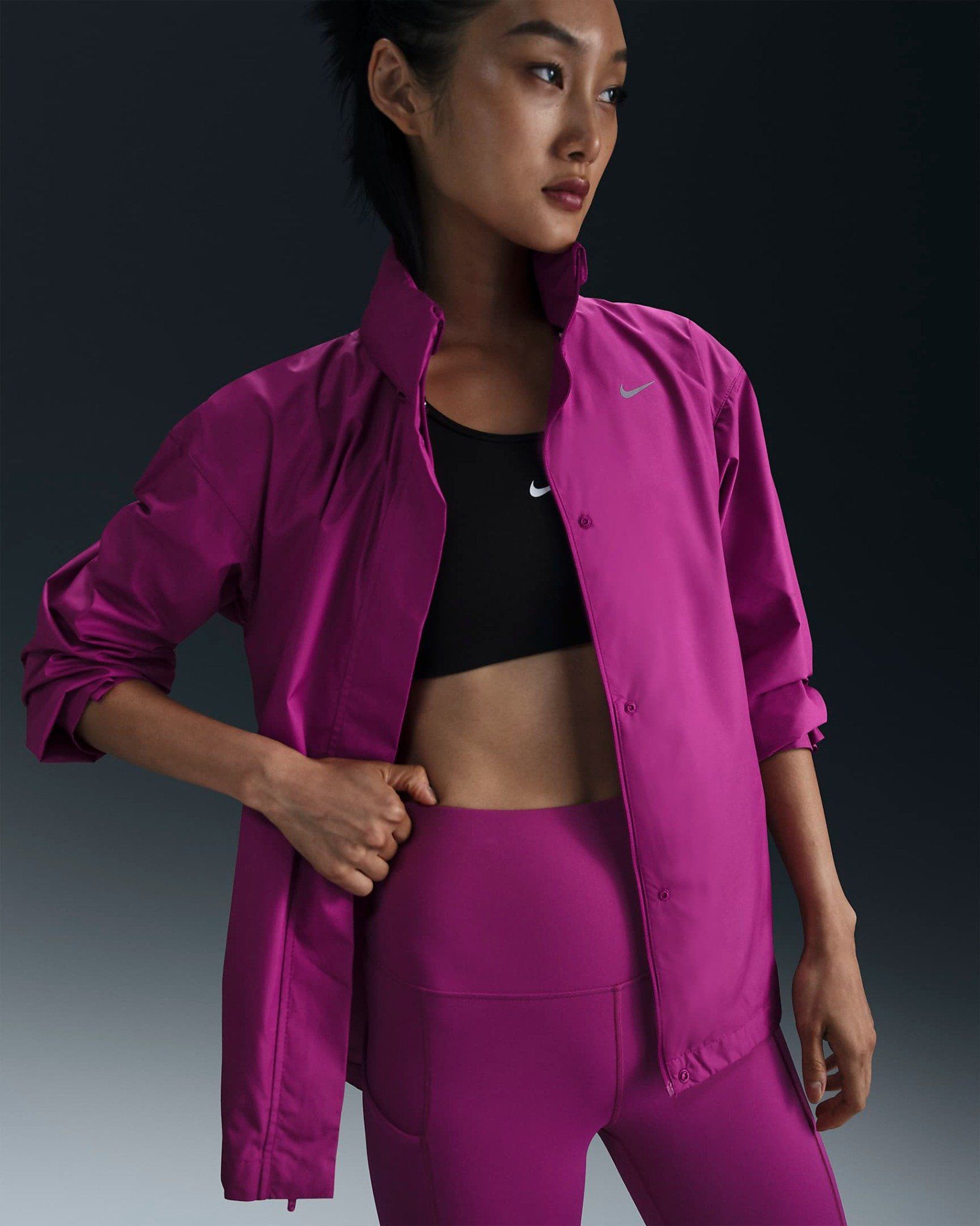 Nike - Áo khoác thể thao Nữ Fast Women's Repel Running Jacket