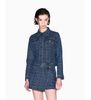 Armani Exchange - Áo khoác jeans nữ Ax Blue denim jacket