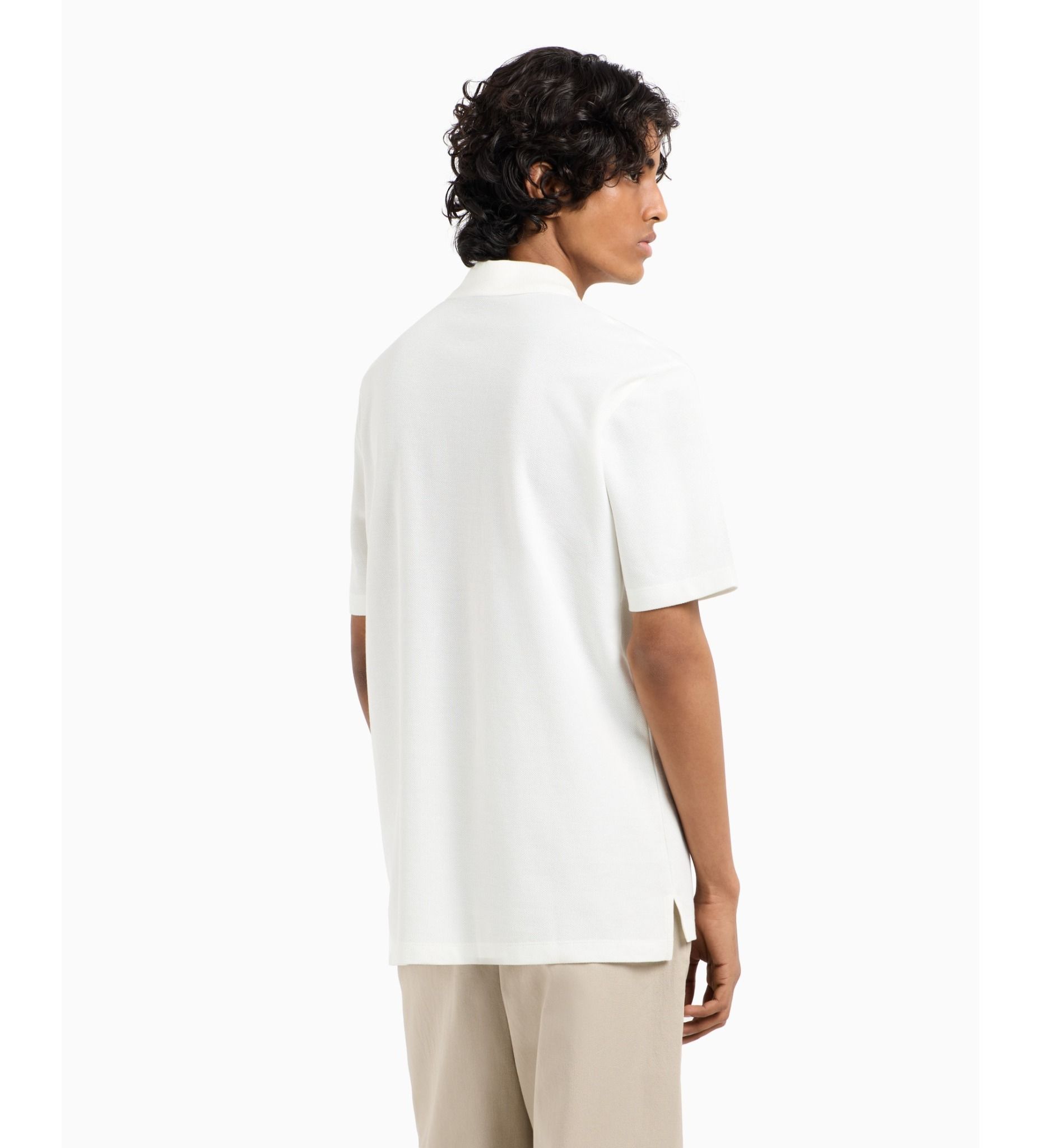 Armani Exchange - Áo thun có cổ nam AX Premium Cotton Polo Shirt