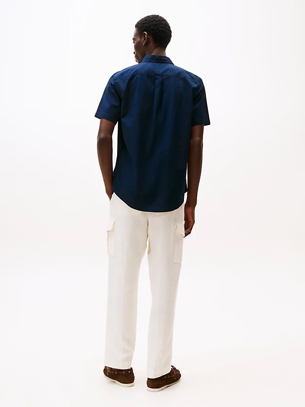 Tommy Hilfiger - Áo sơ mi tay ngắn nam TH Flex Regular Short Sleeve Shirt