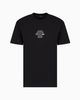 Armani Exchange - Áo phông thời trang nam AX Black Round T-Shirt