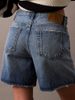 Calvin Klein - Quần jeans ngắn CK nữ Signature 90S Fit Short 6In