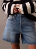 Calvin Klein - Quần jeans ngắn CK nữ Signature 90S Fit Short 6In