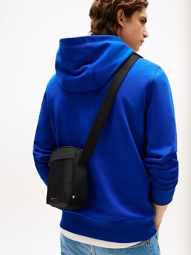 Tommy Hilfiger - Túi đeo chéo nam Metal Logo Reporter Bag