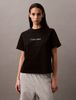 Calvin Klein - Áo phông thời trang nữ Relaxed Standard Logo Crewneck Tee