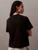 Calvin Klein - Áo phông thời trang nữ Relaxed Standard Logo Crewneck Tee