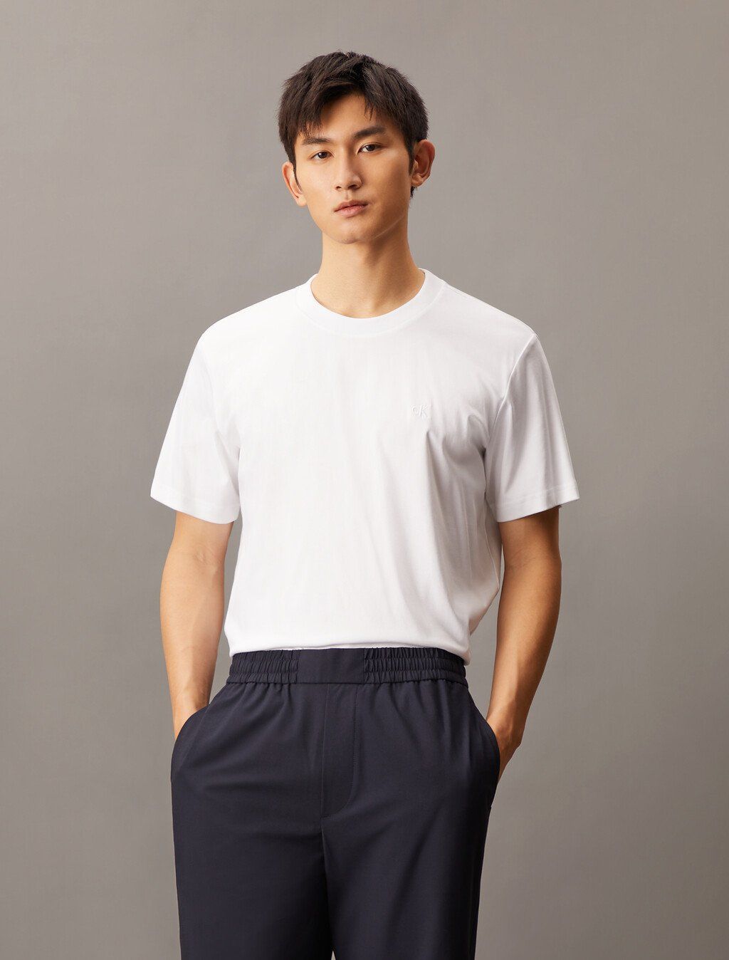 Calvin Klein - Áo thun thời trang CK nam UV Protect Smooth Cotton Tee