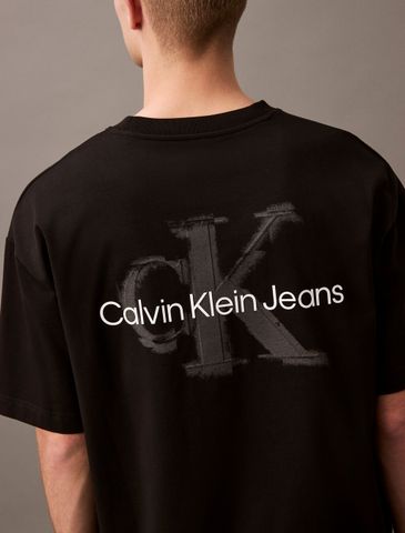 Calvin Klein - Áo phông tay ngắn nam CK Oversized Embossed Monogram Tee