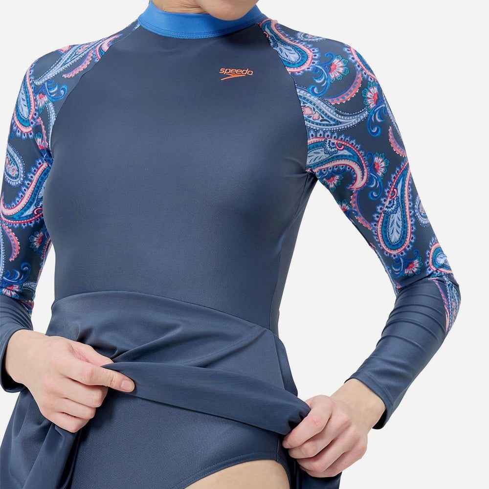Speedo - Đồ bơi chống nắng nữ Women's Dress Premium Swimming