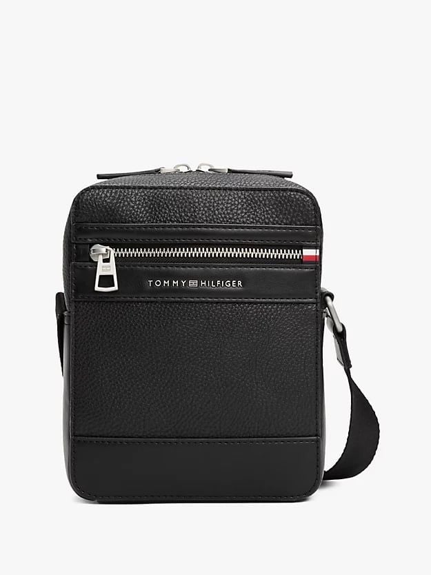 Tommy Hilfiger - Túi đeo chéo nam Pebble Grain Signature Reporter Bag