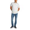 Tommy Hilfiger - Áo sơ mi tay ngắn nam TH Regular Linen Blend Stape Shirt