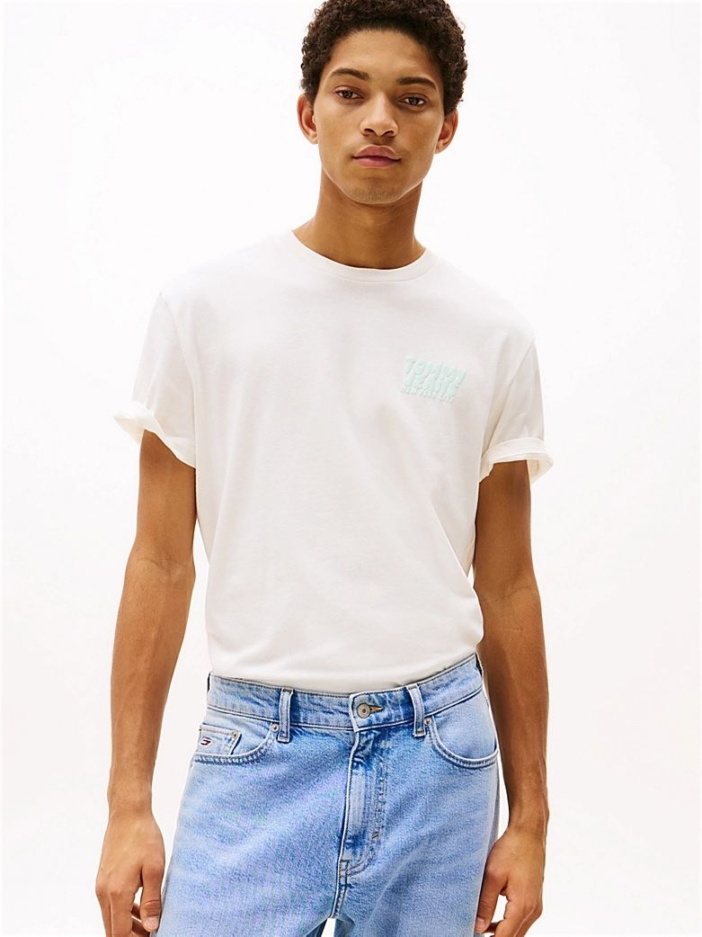 Tommy Hilfiger - Áo thun tay ngắn nam Bubble Logo Back Graphic T-Shirt