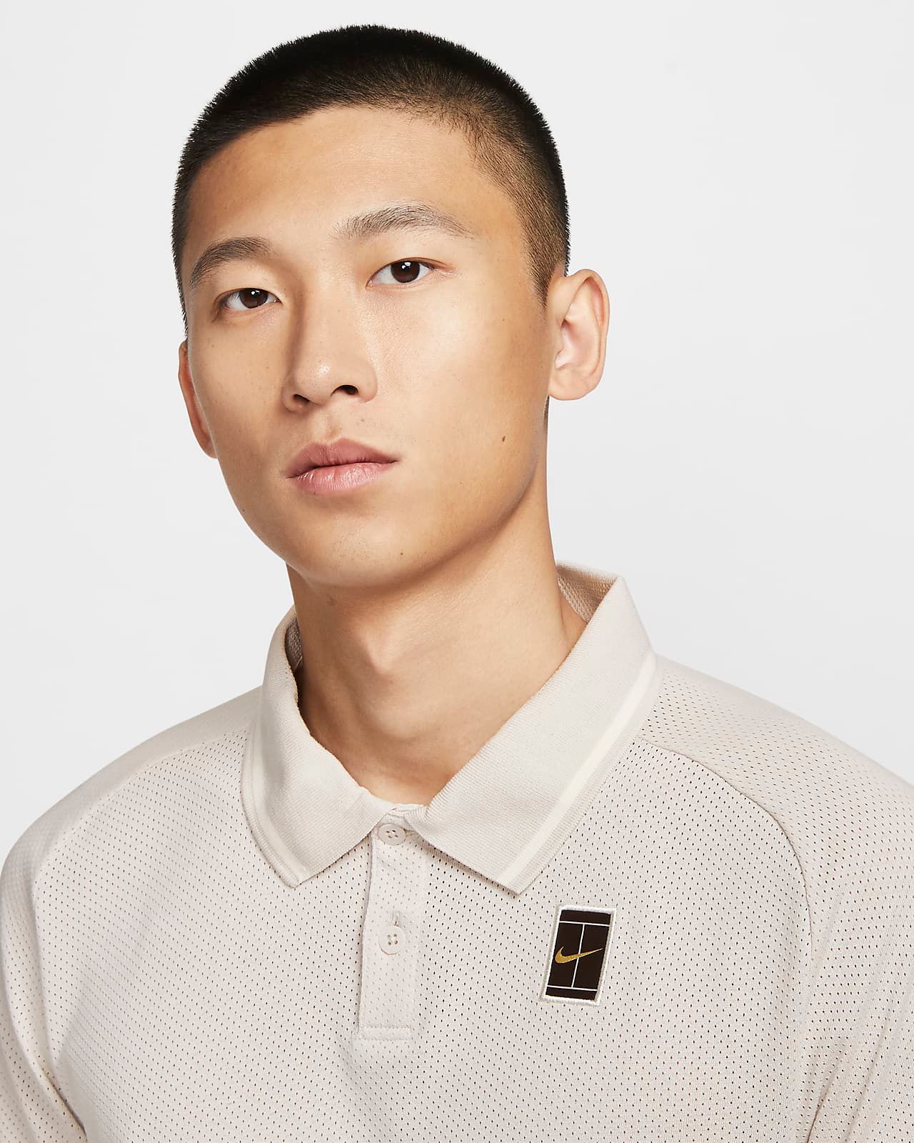 Nike - Áo polo thể thao Nam NikeCourt Heritage Men's Tennis Polo