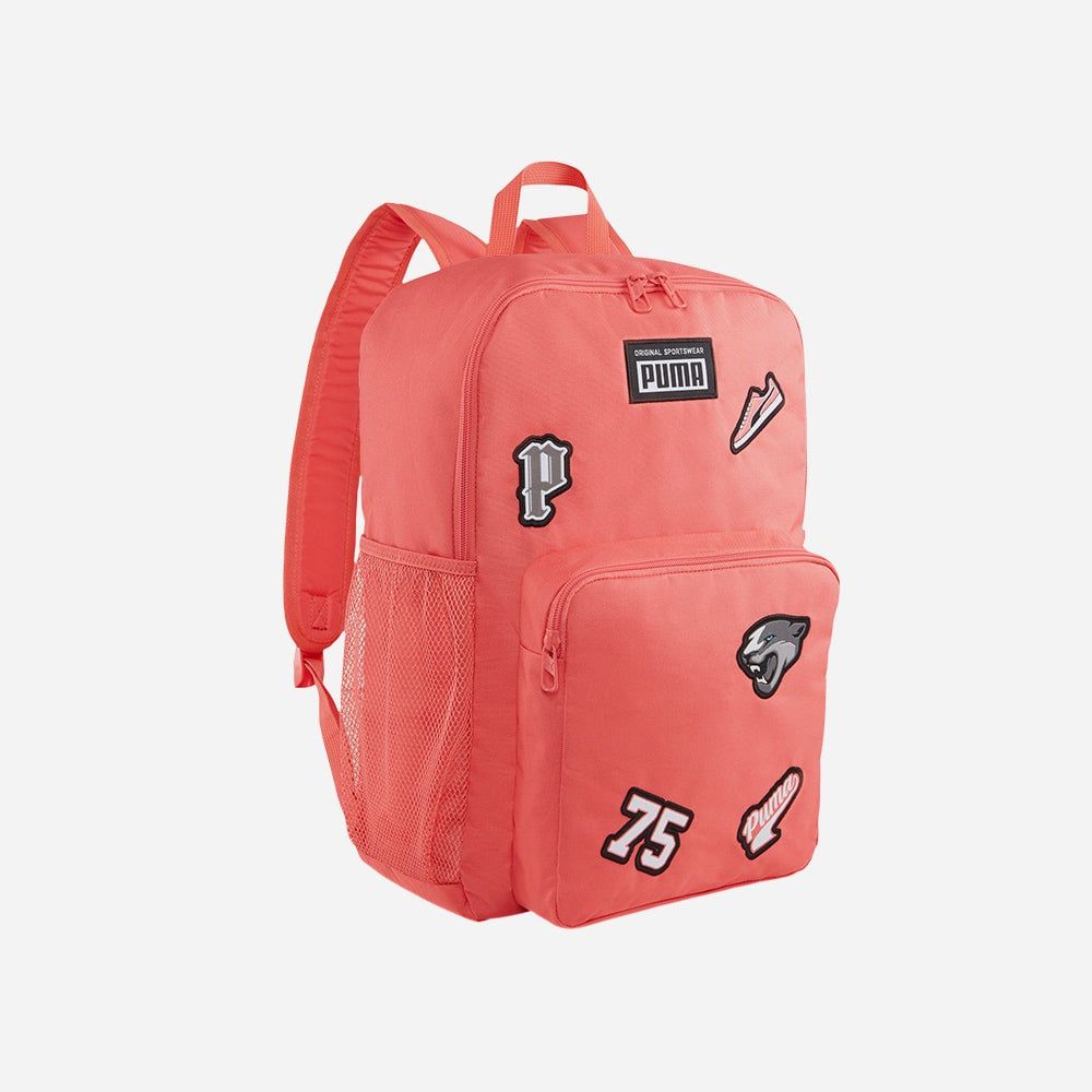 Puma - Ba lô nam nữ Patch Backpack Lifestyle