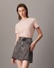 Calvin Klein - Áo thun tay ngắn CK nữ Core Monogram Embroidery Tee