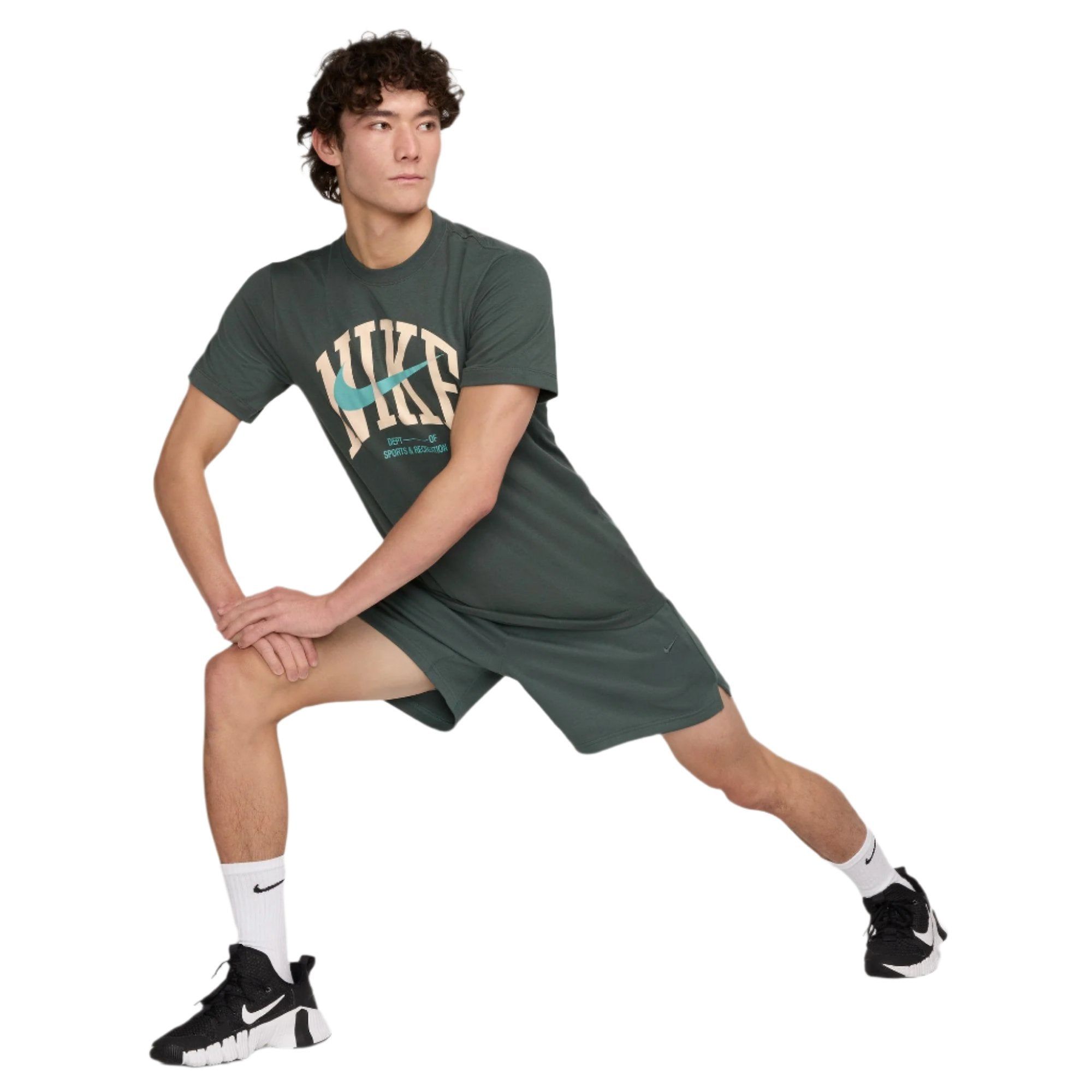 Nike - Áo tay ngắn thể thao Nam Nike Men Fitness T-Shirt
