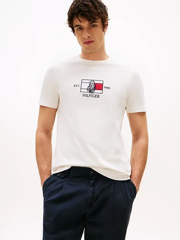 Tommy Hilfiger - Áo thun tay ngắn nam Logo Graphic Crew-Neck T-Shirt