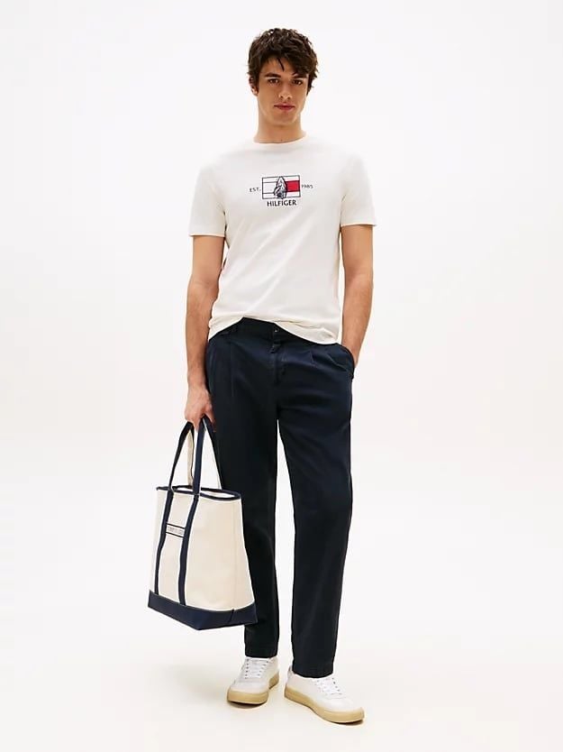 Tommy Hilfiger - Áo thun tay ngắn nam Logo Graphic Crew-Neck T-Shirt