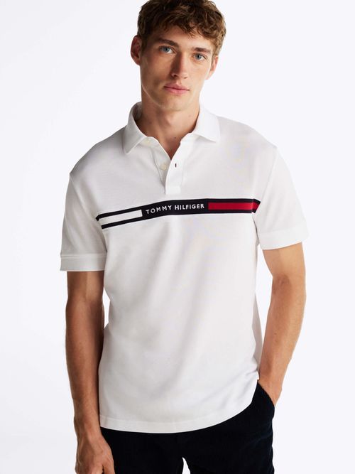 Tommy Hilfiger - Áo polo tay ngắn nam Hilfiger Chest Insert Regular Polo